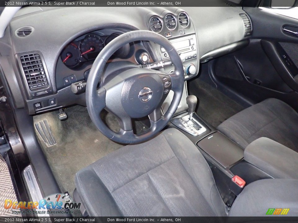 2012 Nissan Altima 2.5 S Super Black / Charcoal Photo #18