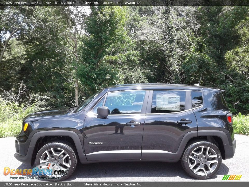 2020 Jeep Renegade Sport 4x4 Black / Black Photo #1