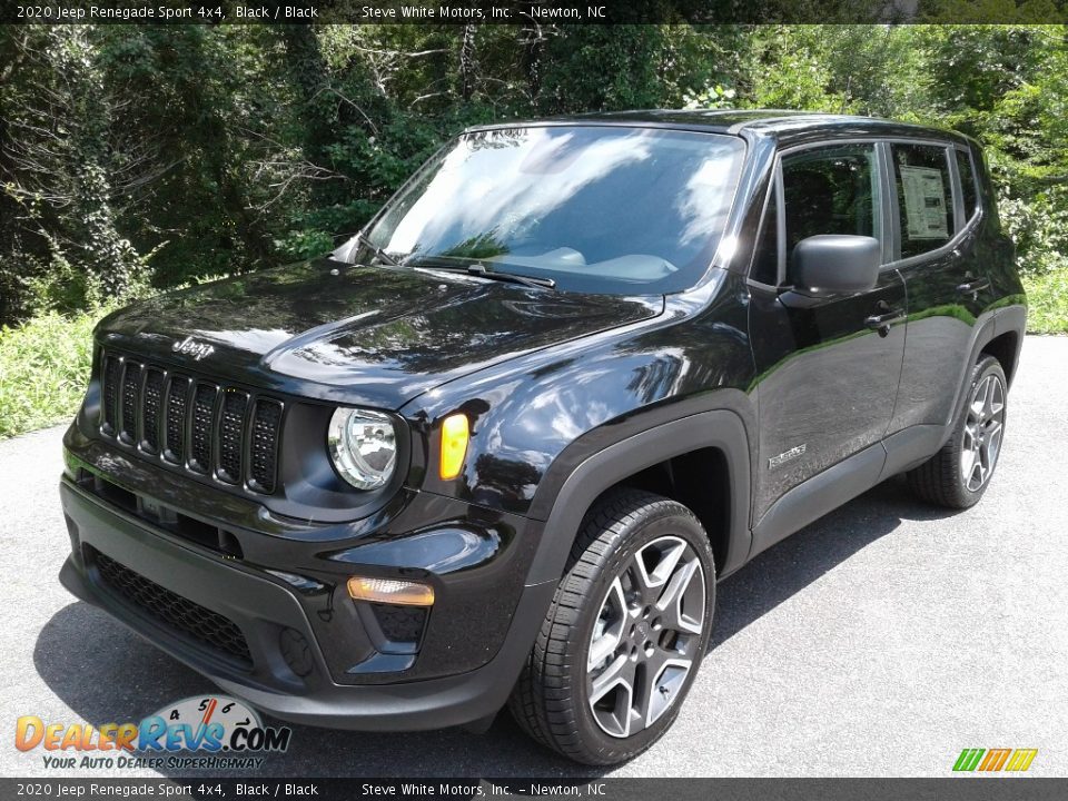 2020 Jeep Renegade Sport 4x4 Black / Black Photo #2