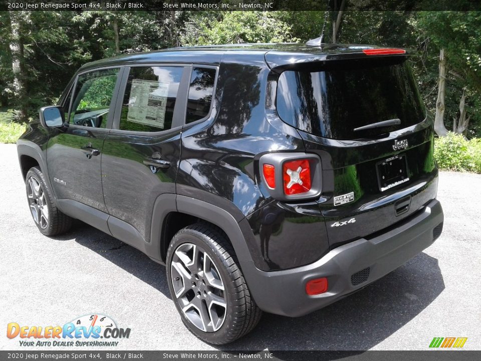 2020 Jeep Renegade Sport 4x4 Black / Black Photo #3