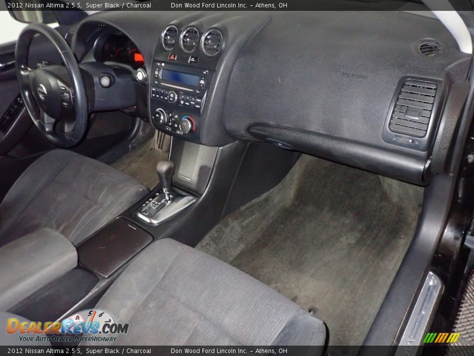 2012 Nissan Altima 2.5 S Super Black / Charcoal Photo #25