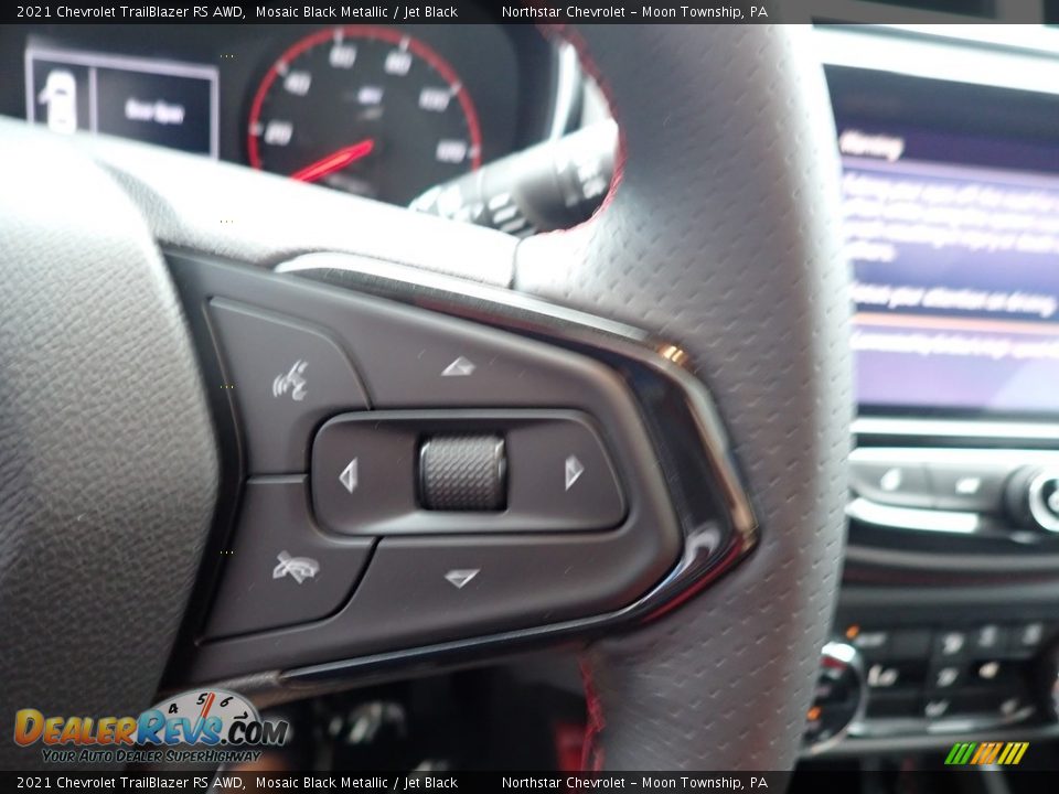 2021 Chevrolet TrailBlazer RS AWD Mosaic Black Metallic / Jet Black Photo #20