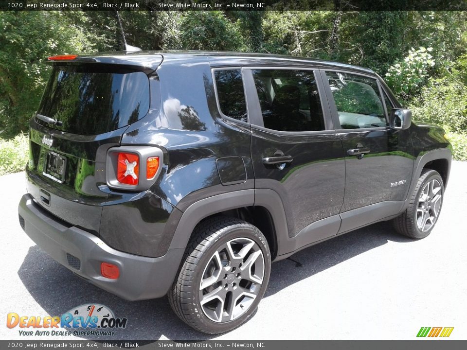 2020 Jeep Renegade Sport 4x4 Black / Black Photo #7