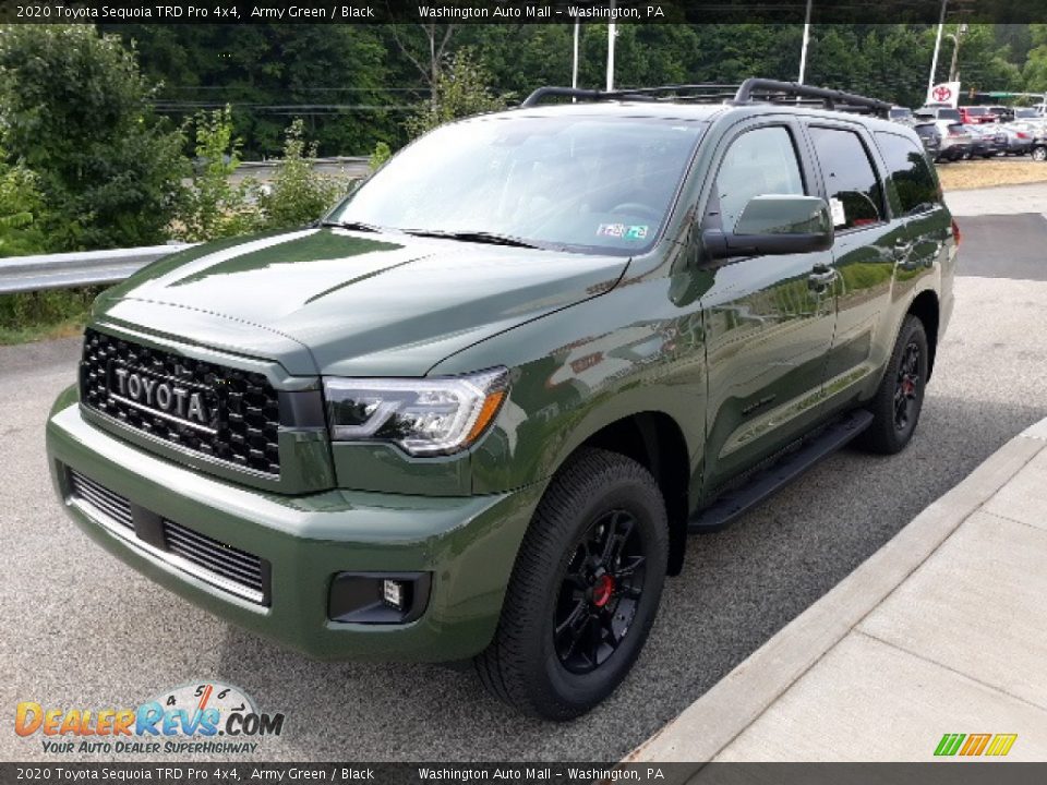 2020 Toyota Sequoia TRD Pro 4x4 Army Green / Black Photo #32