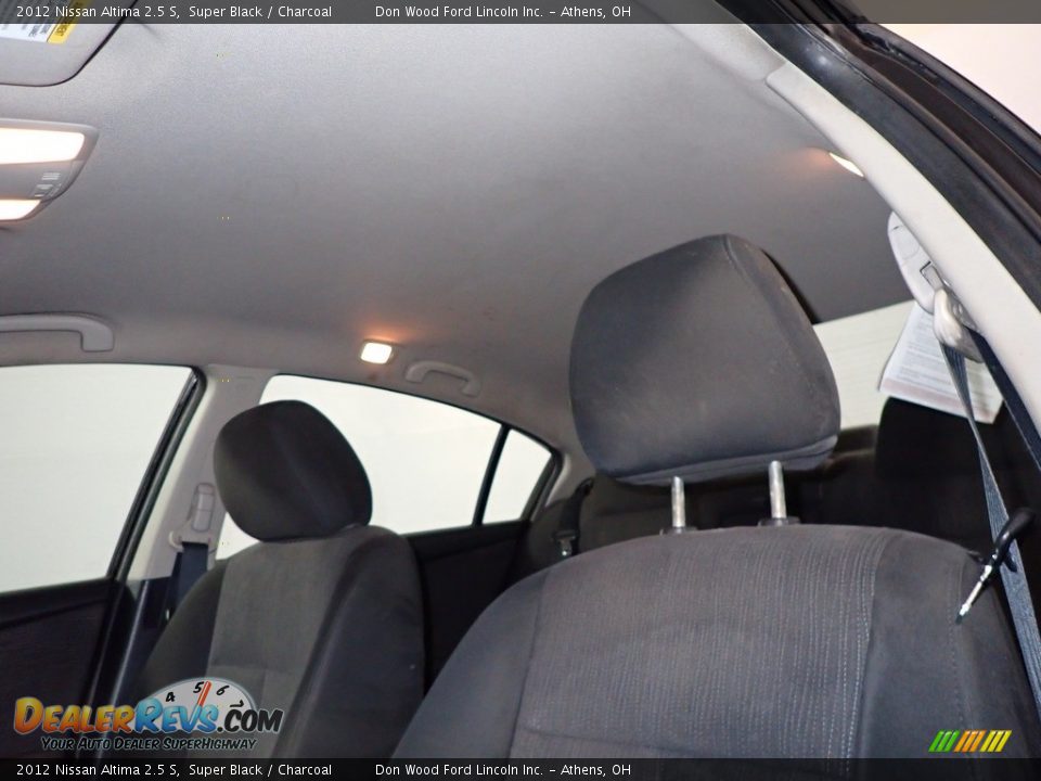 2012 Nissan Altima 2.5 S Super Black / Charcoal Photo #30