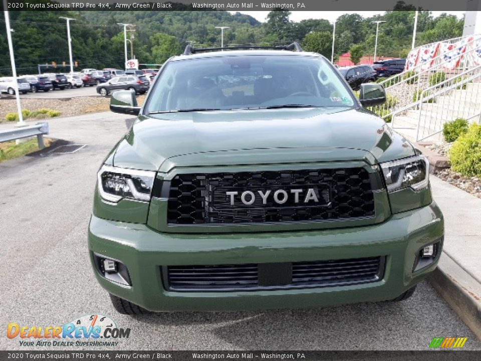 2020 Toyota Sequoia TRD Pro 4x4 Army Green / Black Photo #33