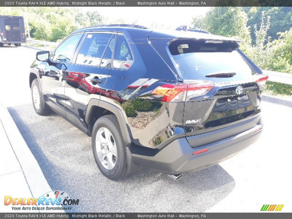 2020 Toyota RAV4 XLE AWD Hybrid Midnight Black Metallic / Black Photo #2