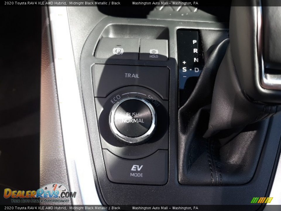2020 Toyota RAV4 XLE AWD Hybrid Midnight Black Metallic / Black Photo #14