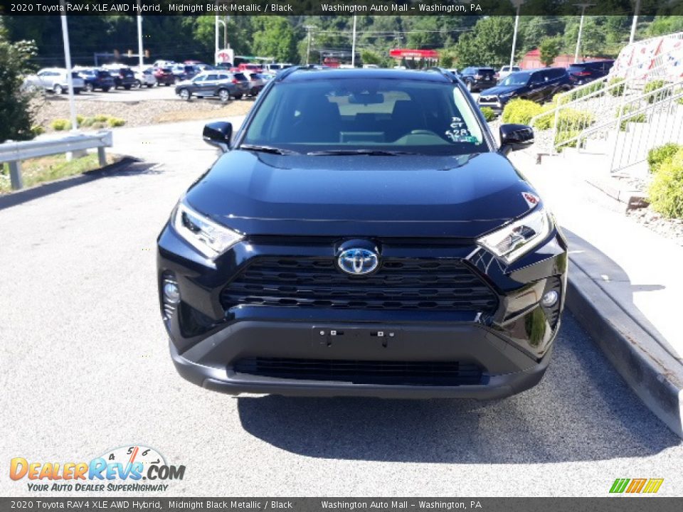 2020 Toyota RAV4 XLE AWD Hybrid Midnight Black Metallic / Black Photo #24