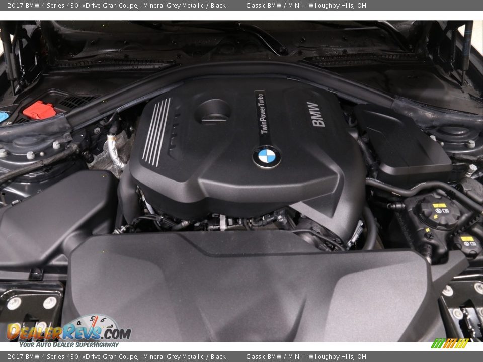 2017 BMW 4 Series 430i xDrive Gran Coupe 2.0 Liter DI TwinPower Turbocharged DOHC 16-Valve VVT 4 Cylinder Engine Photo #19