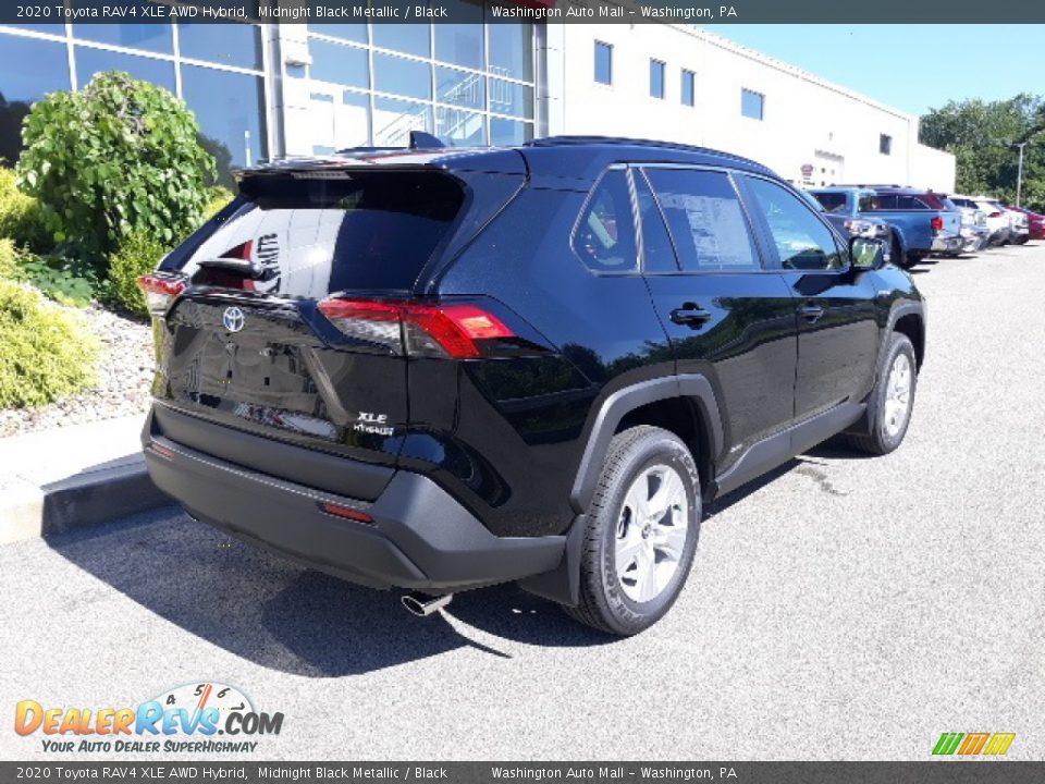 2020 Toyota RAV4 XLE AWD Hybrid Midnight Black Metallic / Black Photo #27