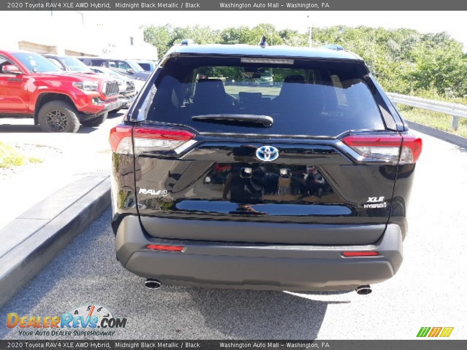 2020 Toyota RAV4 XLE AWD Hybrid Midnight Black Metallic / Black Photo #28