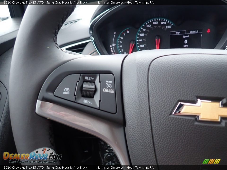 2020 Chevrolet Trax LT AWD Stone Gray Metallic / Jet Black Photo #19