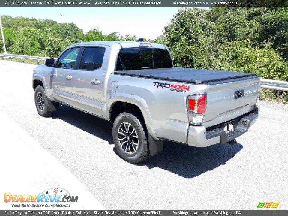 2020 Toyota Tacoma TRD Sport Double Cab 4x4 Silver Sky Metallic / TRD Cement/Black Photo #2