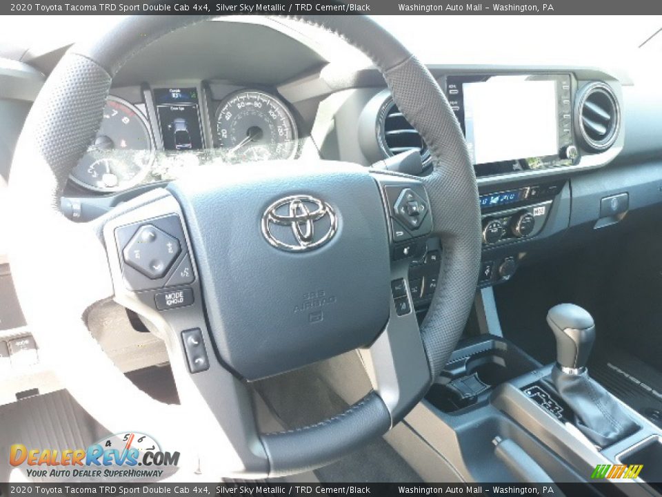 2020 Toyota Tacoma TRD Sport Double Cab 4x4 Silver Sky Metallic / TRD Cement/Black Photo #3