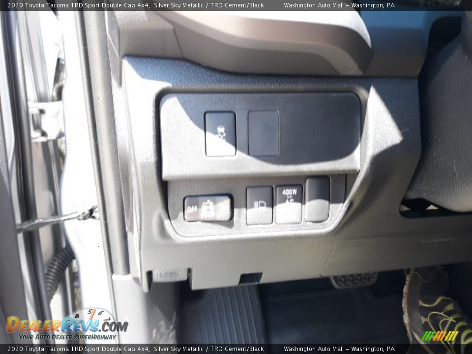 2020 Toyota Tacoma TRD Sport Double Cab 4x4 Silver Sky Metallic / TRD Cement/Black Photo #5