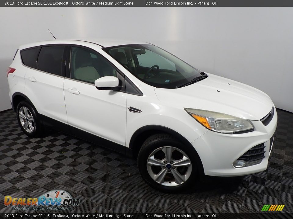 2013 Ford Escape SE 1.6L EcoBoost Oxford White / Medium Light Stone Photo #2
