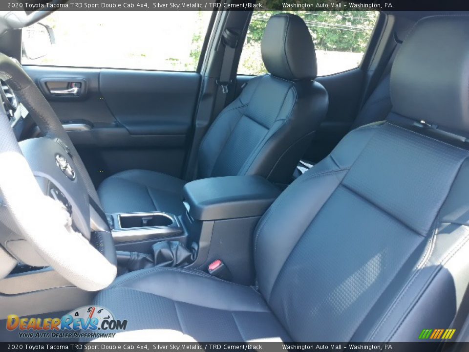 2020 Toyota Tacoma TRD Sport Double Cab 4x4 Silver Sky Metallic / TRD Cement/Black Photo #15