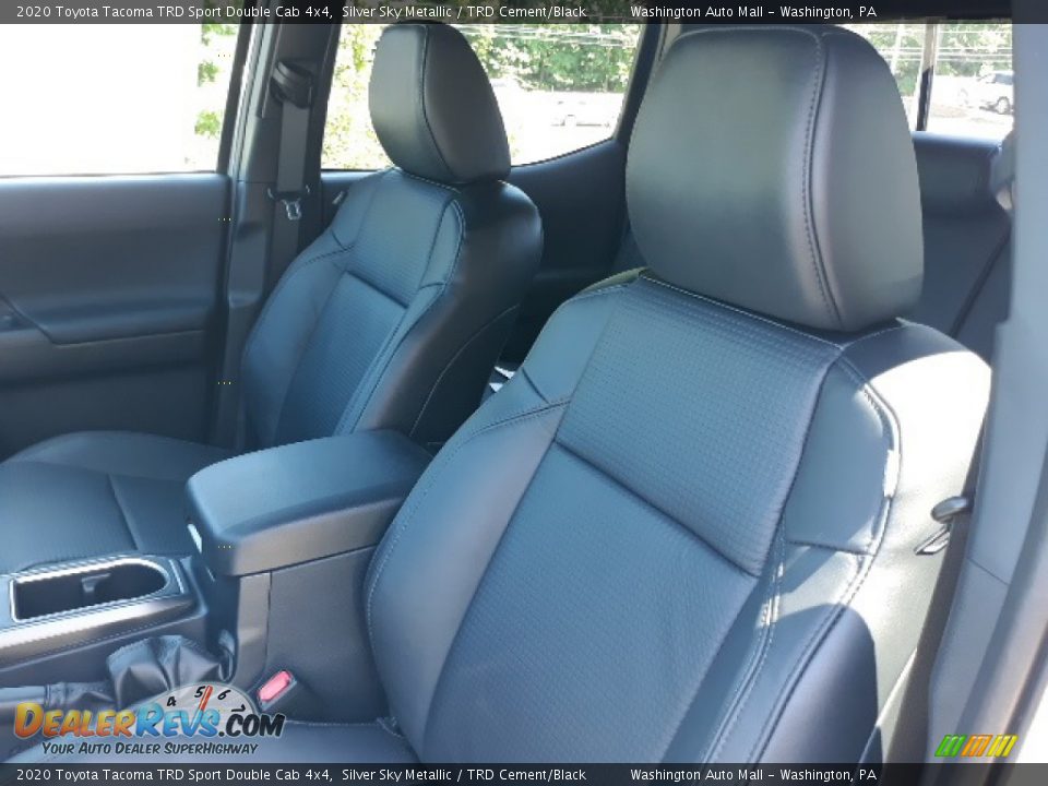 2020 Toyota Tacoma TRD Sport Double Cab 4x4 Silver Sky Metallic / TRD Cement/Black Photo #16