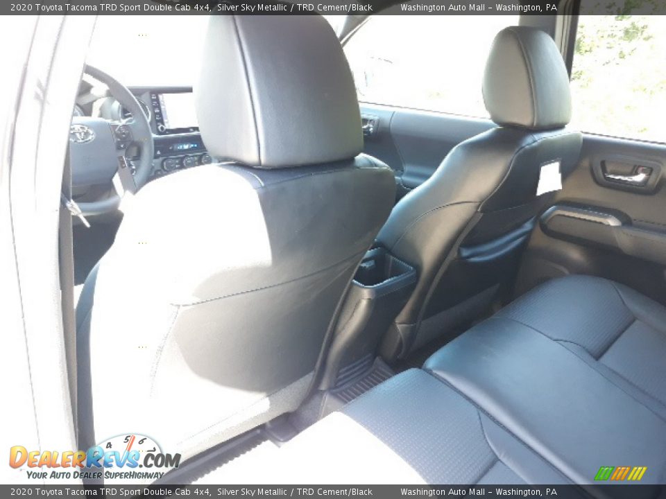 2020 Toyota Tacoma TRD Sport Double Cab 4x4 Silver Sky Metallic / TRD Cement/Black Photo #18