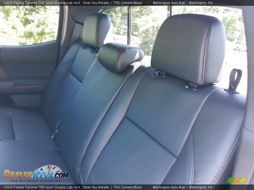 2020 Toyota Tacoma TRD Sport Double Cab 4x4 Silver Sky Metallic / TRD Cement/Black Photo #19