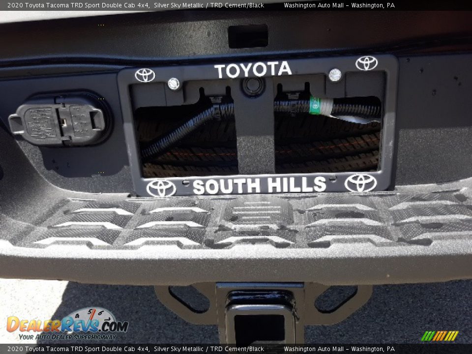 2020 Toyota Tacoma TRD Sport Double Cab 4x4 Silver Sky Metallic / TRD Cement/Black Photo #27