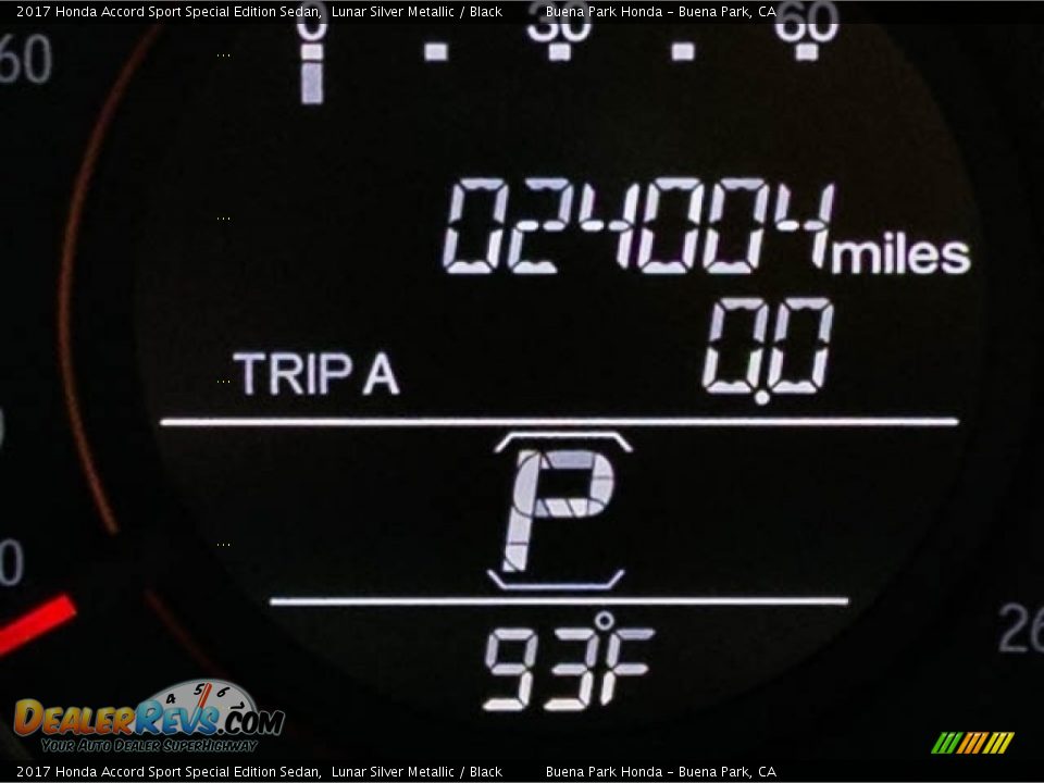 2017 Honda Accord Sport Special Edition Sedan Lunar Silver Metallic / Black Photo #6