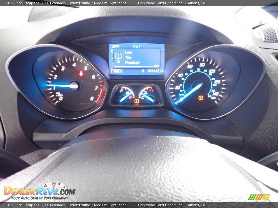 2013 Ford Escape SE 1.6L EcoBoost Oxford White / Medium Light Stone Photo #27