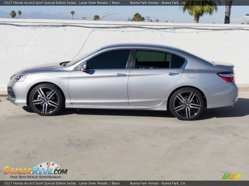2017 Honda Accord Sport Special Edition Sedan Lunar Silver Metallic / Black Photo #9