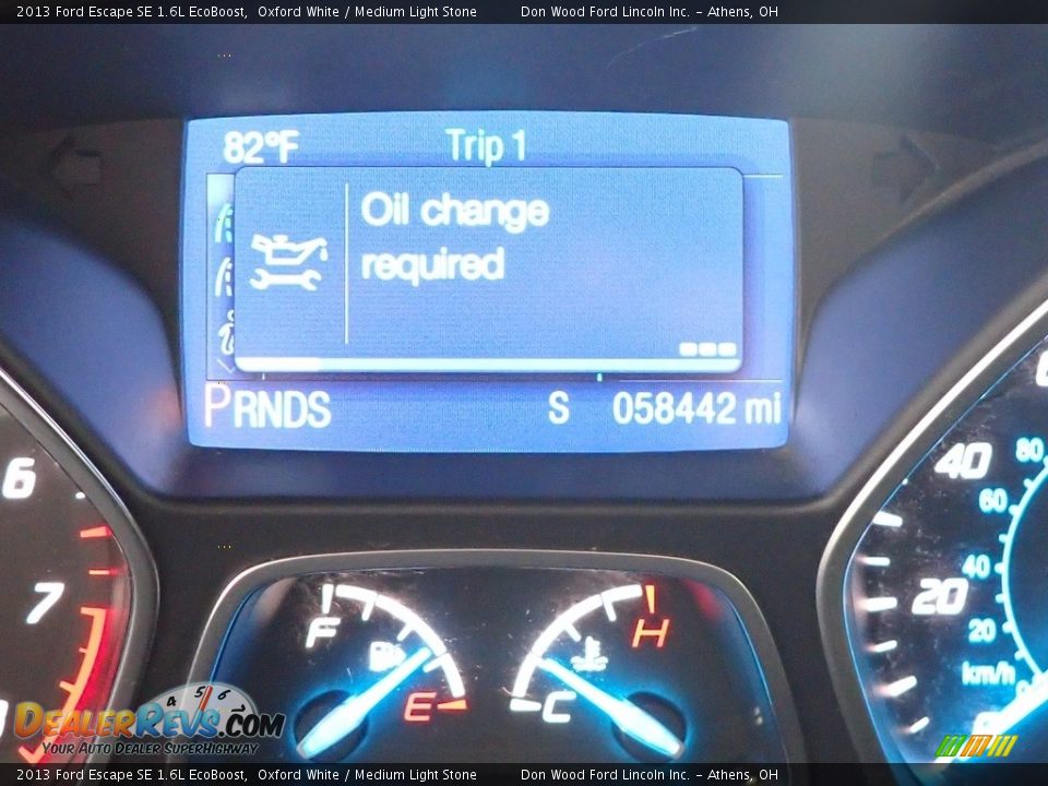 2013 Ford Escape SE 1.6L EcoBoost Oxford White / Medium Light Stone Photo #28