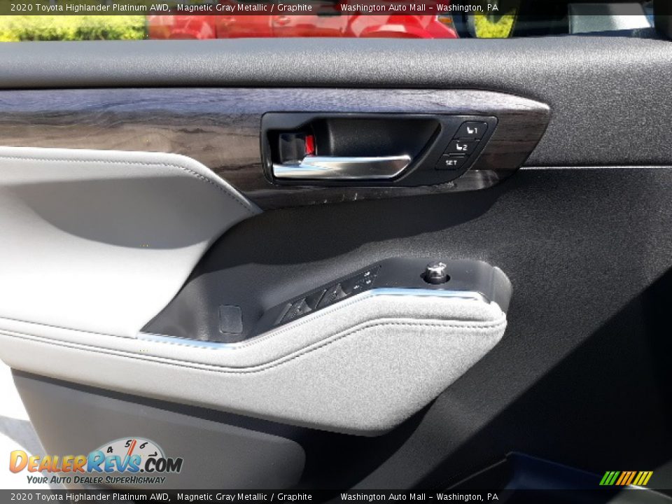 2020 Toyota Highlander Platinum AWD Magnetic Gray Metallic / Graphite Photo #8