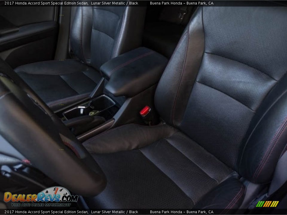 2017 Honda Accord Sport Special Edition Sedan Lunar Silver Metallic / Black Photo #15