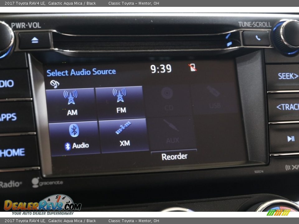 2017 Toyota RAV4 LE Galactic Aqua Mica / Black Photo #10