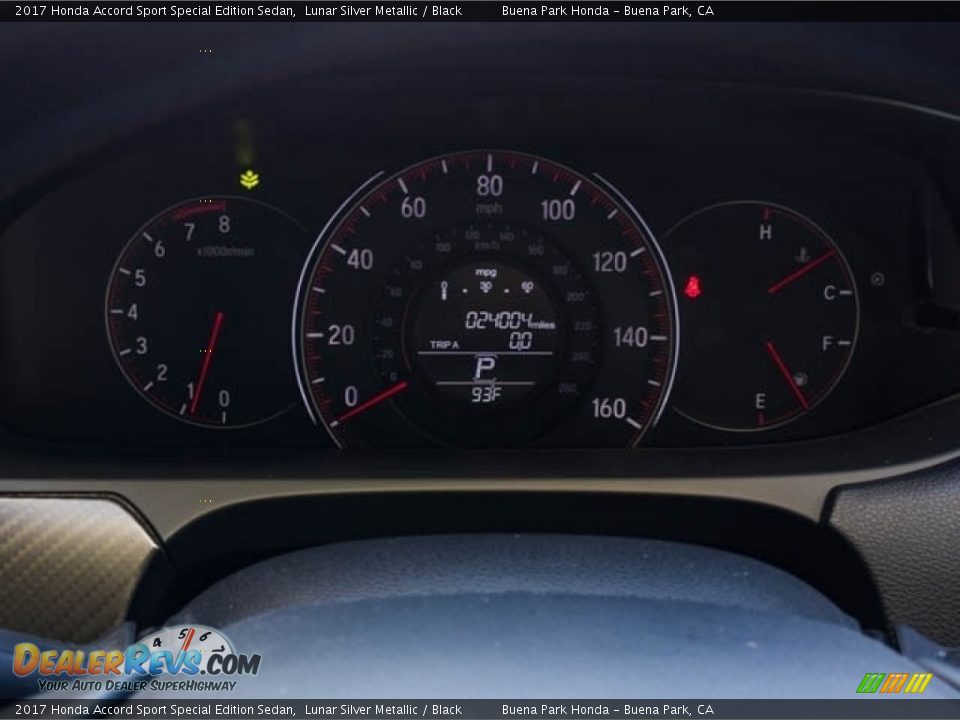 2017 Honda Accord Sport Special Edition Sedan Lunar Silver Metallic / Black Photo #24