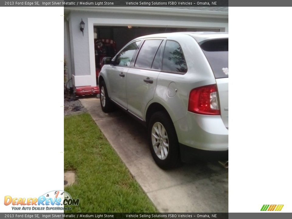 2013 Ford Edge SE Ingot Silver Metallic / Medium Light Stone Photo #6