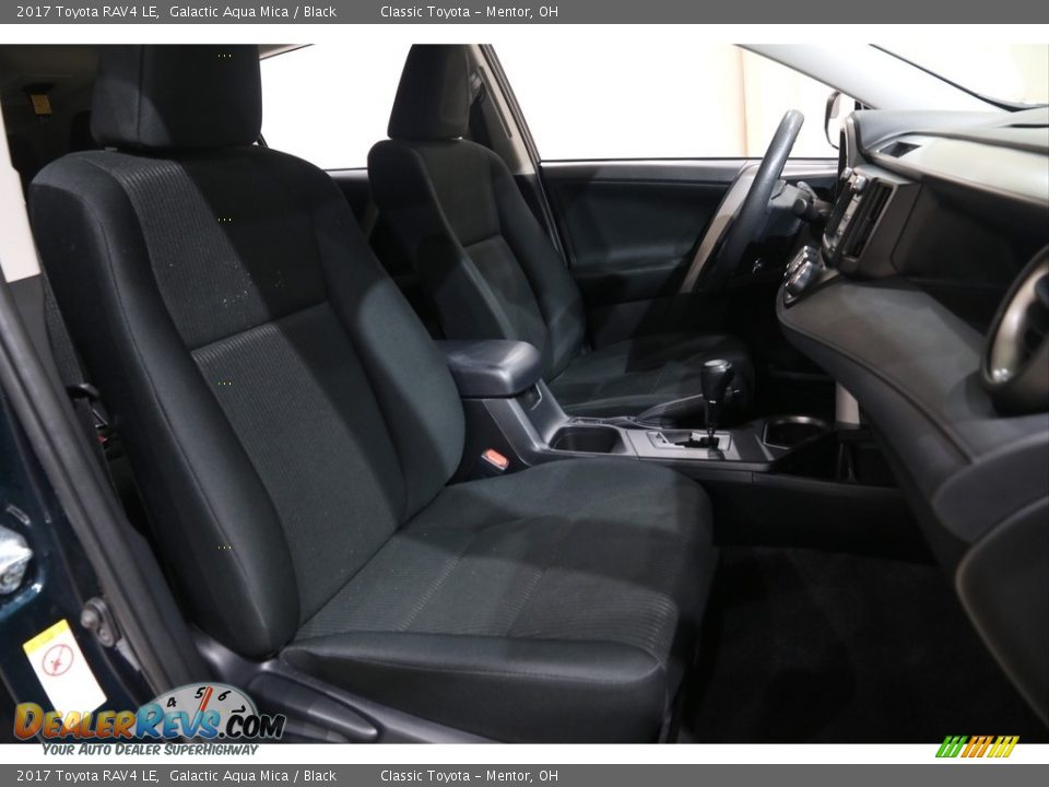 2017 Toyota RAV4 LE Galactic Aqua Mica / Black Photo #14