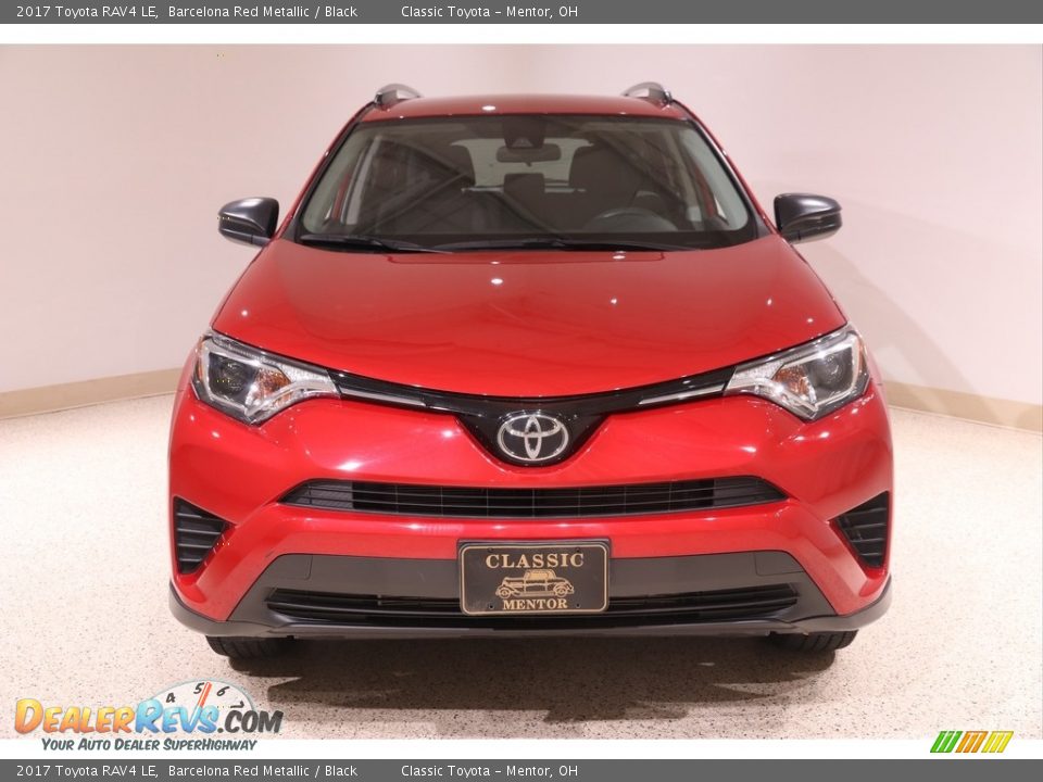2017 Toyota RAV4 LE Barcelona Red Metallic / Black Photo #2