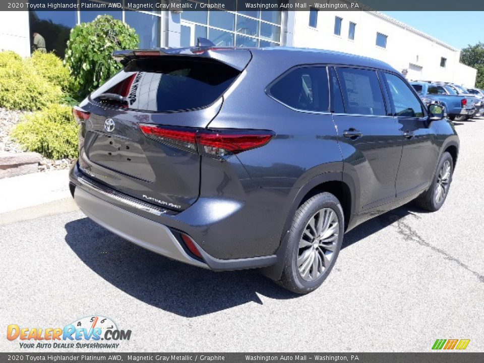 2020 Toyota Highlander Platinum AWD Magnetic Gray Metallic / Graphite Photo #35