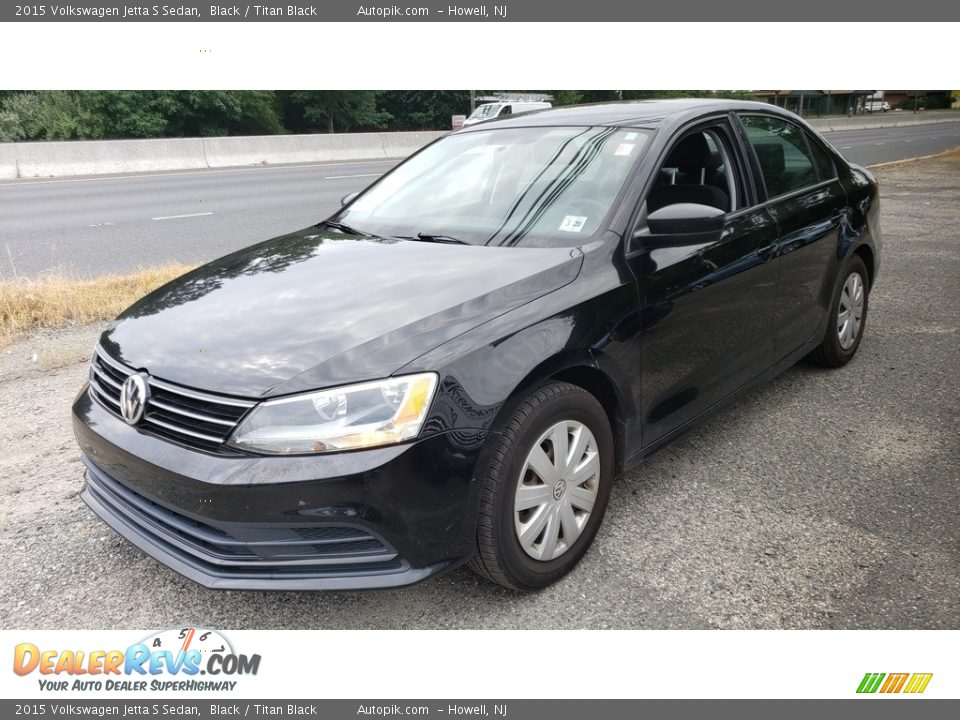 2015 Volkswagen Jetta S Sedan Black / Titan Black Photo #5