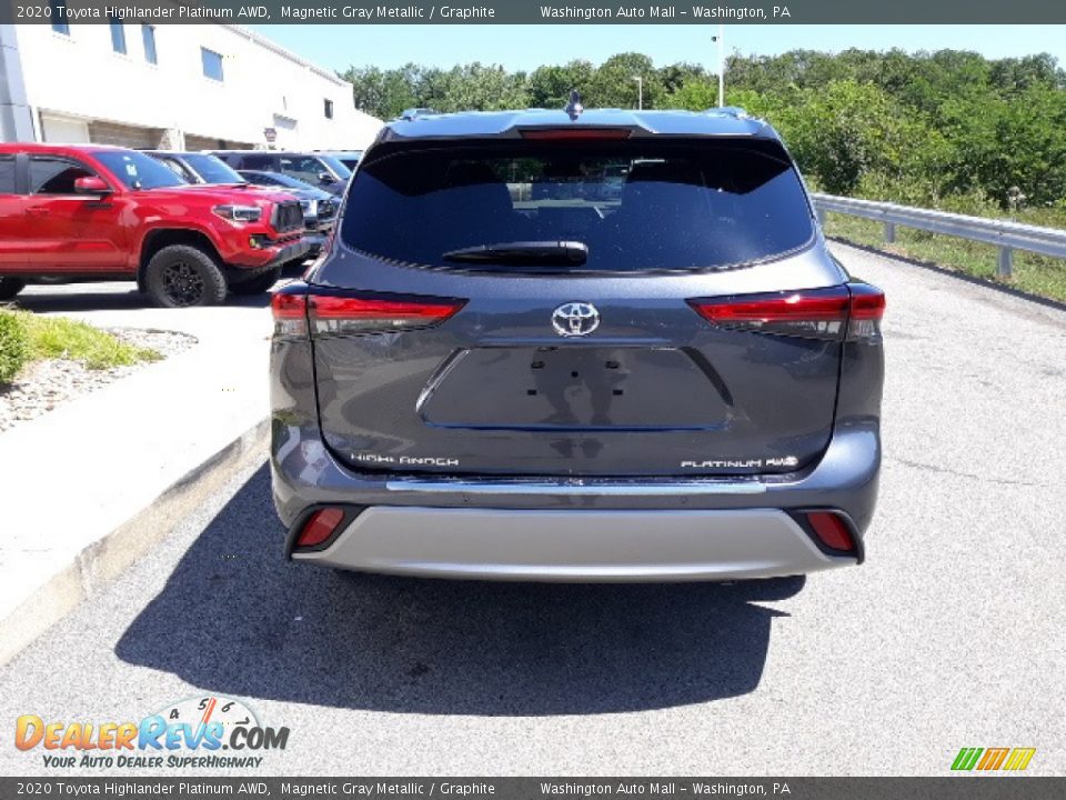 2020 Toyota Highlander Platinum AWD Magnetic Gray Metallic / Graphite Photo #36