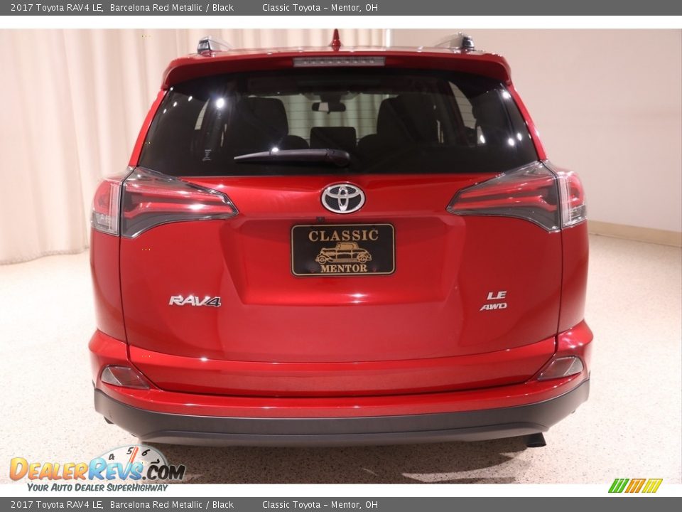2017 Toyota RAV4 LE Barcelona Red Metallic / Black Photo #18