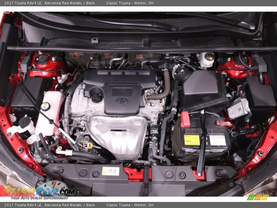 2017 Toyota RAV4 LE Barcelona Red Metallic / Black Photo #19