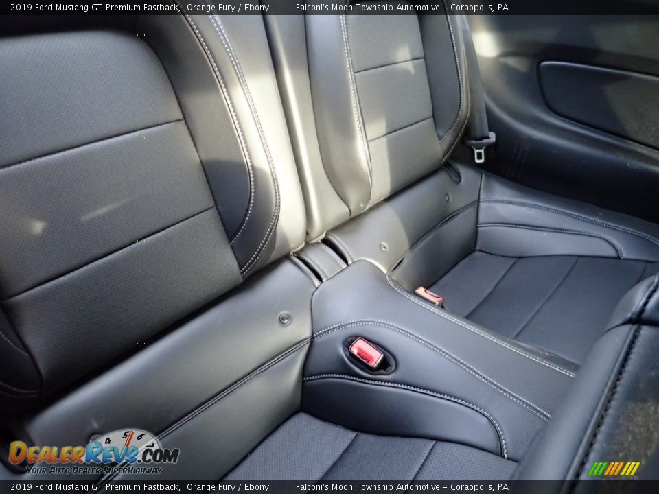 Rear Seat of 2019 Ford Mustang GT Premium Fastback Photo #11