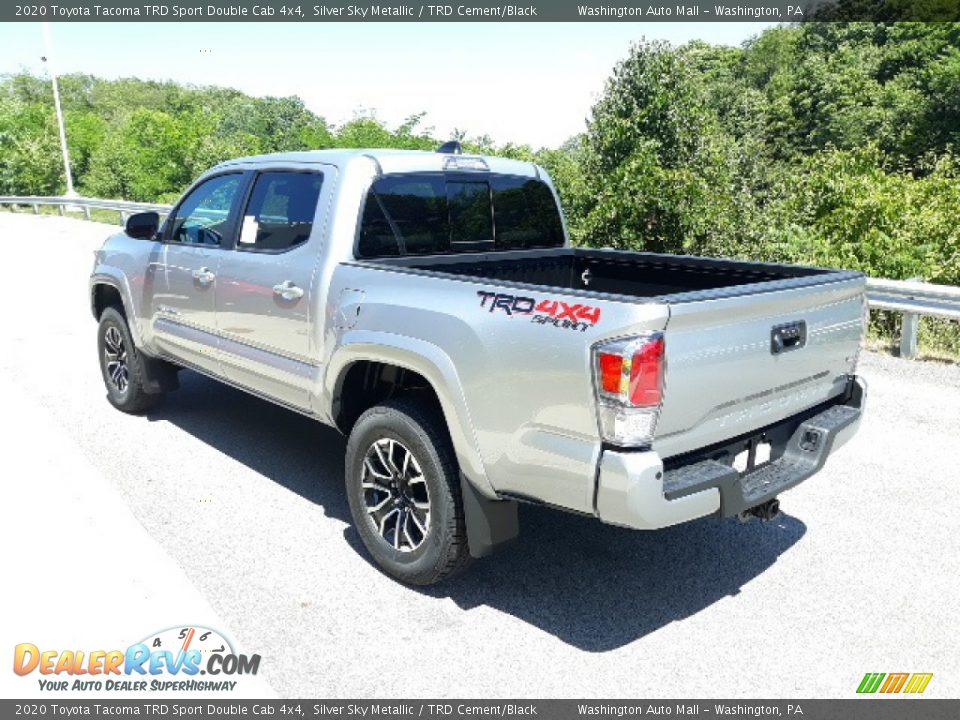 2020 Toyota Tacoma TRD Sport Double Cab 4x4 Silver Sky Metallic / TRD Cement/Black Photo #2