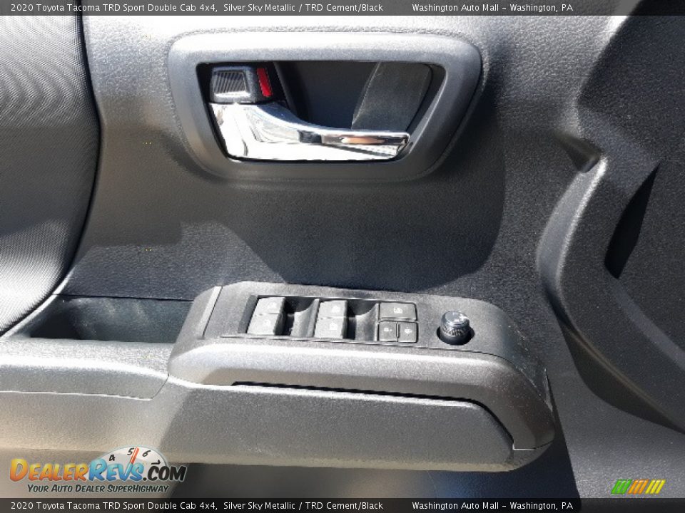 2020 Toyota Tacoma TRD Sport Double Cab 4x4 Silver Sky Metallic / TRD Cement/Black Photo #5