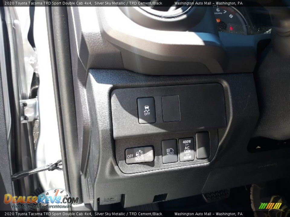 2020 Toyota Tacoma TRD Sport Double Cab 4x4 Silver Sky Metallic / TRD Cement/Black Photo #7