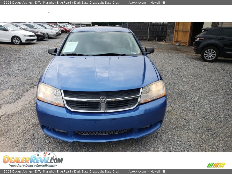 2008 Dodge Avenger SXT Marathon Blue Pearl / Dark Slate Gray/Light Slate Gray Photo #4