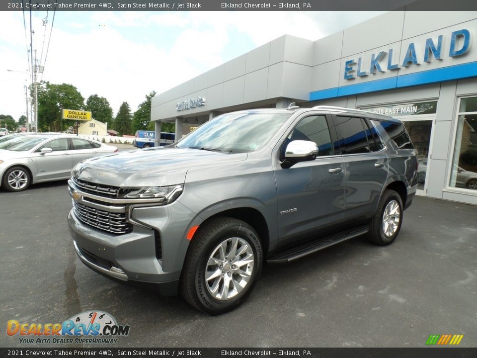2021 Chevrolet Tahoe Premier 4WD Satin Steel Metallic / Jet Black Photo #1
