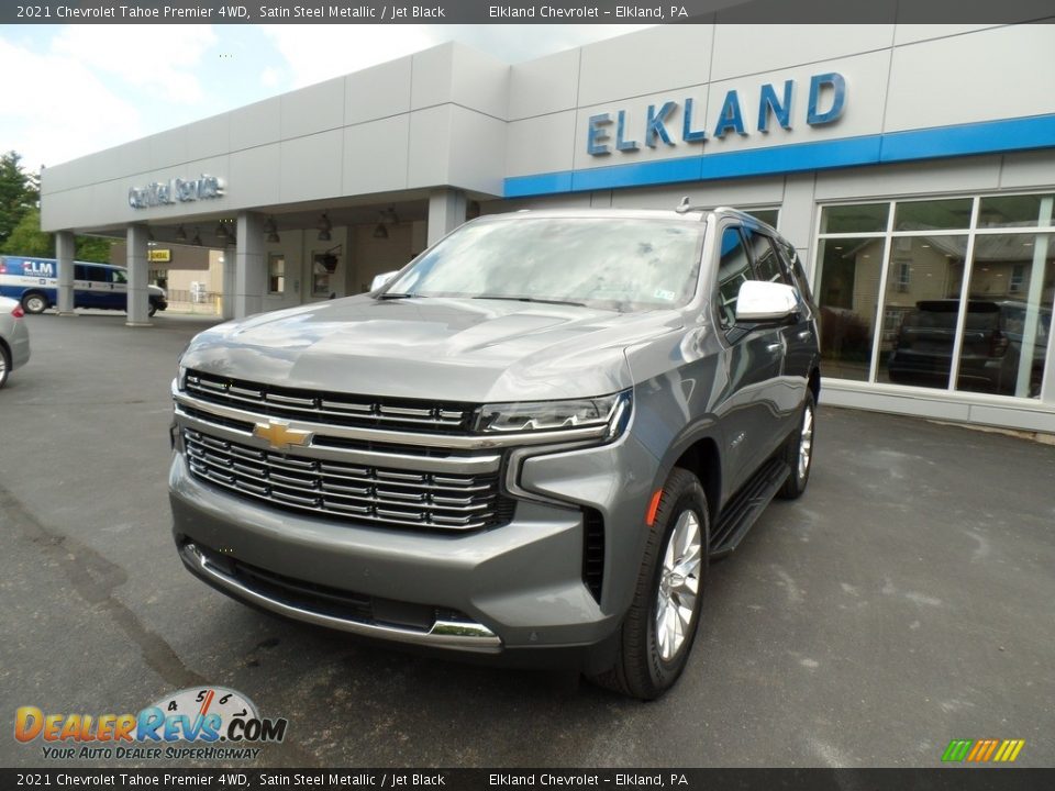 2021 Chevrolet Tahoe Premier 4WD Satin Steel Metallic / Jet Black Photo #2