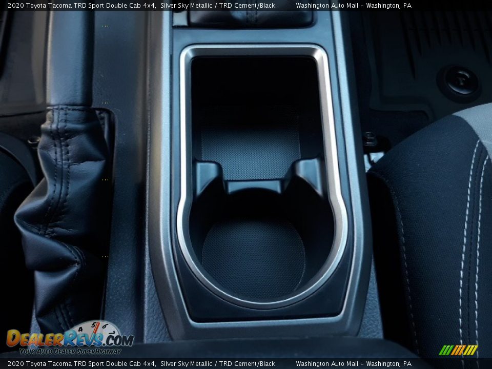 2020 Toyota Tacoma TRD Sport Double Cab 4x4 Silver Sky Metallic / TRD Cement/Black Photo #16